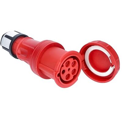 as - Schwabe as Schwabe Mennekes CEE-Kupplung mit Schraubanschluss, 400 V, 63 A, rot, 61428 as - Schwabe as Schwabe Mennekes CEE-Kupplung mit Schraubanschluss, 400 V, 63 A, rot, 61428