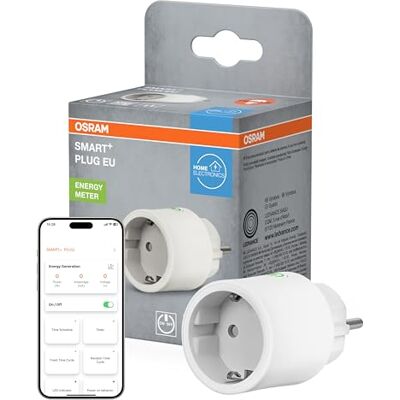 OSRAM Gniazdo SMART+ MATTER EU w kolorze białym, inteligentne gniazdo z technologią Matter over WiFi do integracji urządzeń elektrycznych z systemem Smart Home OSRAM Gniazdo SMART+ MATTER EU w kolorze białym, inteligentne gniazdo z technologią Matter over WiFi do integracji urządzeń elektrycznych z systemem Smart Home