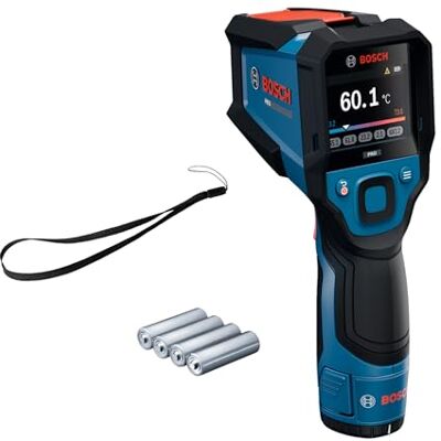 Bosch PRO Termo‑detektor GIS12V‑700‑14 (duży wyświetlacz graficzny, IP54, odporność na upadek z 2 m, Dual Power, adapter do baterii i baterie AA) Bosch PRO Termo‑detektor GIS12V‑700‑14 (duży wyświetlacz graficzny, IP54, odporność na upadek z 2 m, Dual Power, adapter do baterii i baterie AA)