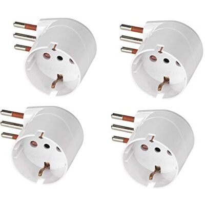 ROSI Adapter Schuko 90°, zajmuje mało miejsca ROSI Adapter Schuko 90°, zajmuje mało miejsca