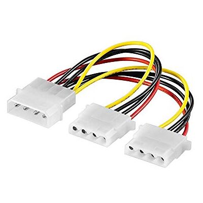 goobay Wewnętrzny kabel Y 5.25 wtyczka na 2 x złącze 0,16 m goobay Wewnętrzny kabel Y 5.25 wtyczka na 2 x złącze 0,16 m