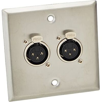 PROSIGNAL Pro Signal Psg08155 płyta ścienna, 2 x gniazda Xlr PROSIGNAL Pro Signal Psg08155 płyta ścienna, 2 x gniazda Xlr