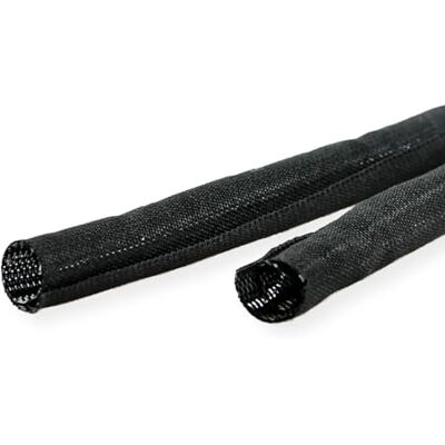 Value wąż materiałowy SNAP 25 m, czarny Value wąż materiałowy SNAP 25 m, czarny