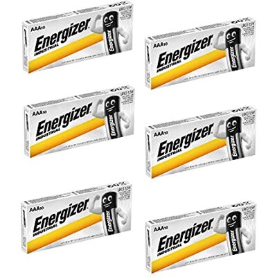 Trzymaj się. Energizer przemysłowy alkaliczny AAA/LR03 Box 10 x6 (łącznie 60 baterii) Trzymaj się. Energizer przemysłowy alkaliczny AAA/LR03 Box 10 x6 (łącznie 60 baterii)