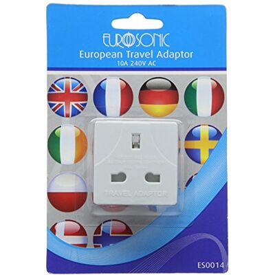ES0014 Connect-it adapter podróżny, biały (biały) ES0014 Connect-it adapter podróżny, biały (biały)