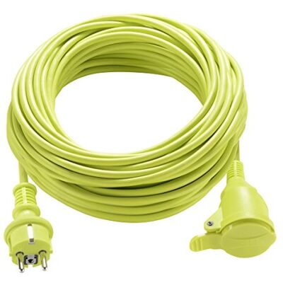 Masterplug Przedłużacz 40 m, IP44 kabel z ogrodem, przedłużenie placu budowy, 16 A do 3000 W, kabel zielony 3 G1,5 mm² Masterplug Przedłużacz 40 m, IP44 kabel z ogrodem, przedłużenie placu budowy, 16 A do 3000 W, kabel zielony 3 G1,5 mm²