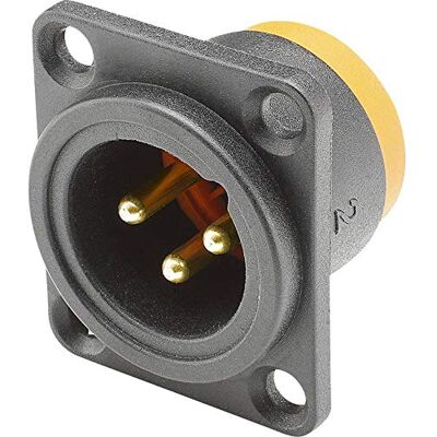 Hicon HI-X3DM-HD-B złącze XLR wtyczka kołnierzowa liczba biegunów (num): 3 czarne 1 szt. Hicon HI-X3DM-HD-B złącze XLR wtyczka kołnierzowa liczba biegunów (num): 3 czarne 1 szt.