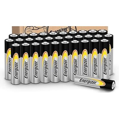 Energizer Baterie alkaliczne AA + AAA (48 Combo Pack) Podwójna i potrójna bateria A 1,5 V 50% dłuższa żywotność Urządzenia codziennego użytku 0% opakowania z tworzywa sztucznego 7 lat Energizer Baterie alkaliczne AA + AAA (48 Combo Pack) Podwójna i potrójna bateria A 1,5 V 50% dłuższa żywotność Urządzenia codziennego użytku 0% opakowania z tworzywa sztucznego 7 lat