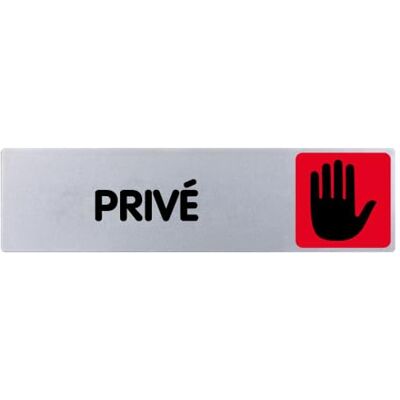 NOVAP – Pack signaletique akrylowe samoprzylepne – nazwa. Private - NOVAP – Pack signaletique akrylowe samoprzylepne – nazwa. Private -