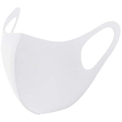 Mask10UK FM London maska materiałowa wielokrotnego użytku, biała, 100% bawełna, rozmiar uniwersalny (10 sztuk) Mask10UK FM London maska materiałowa wielokrotnego użytku, biała, 100% bawełna, rozmiar uniwersalny (10 sztuk)
