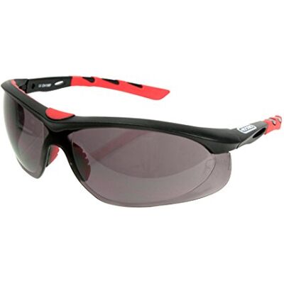 Oregon 572797 okulary ochronne z gumowymi wyściółkami, czarne Oregon 572797 okulary ochronne z gumowymi wyściółkami, czarne