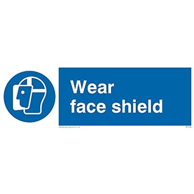 Viking Opakowanie pięć znak "Wear Face Shield 150 x 50 mm L15 Viking Opakowanie pięć znak "Wear Face Shield 150 x 50 mm L15