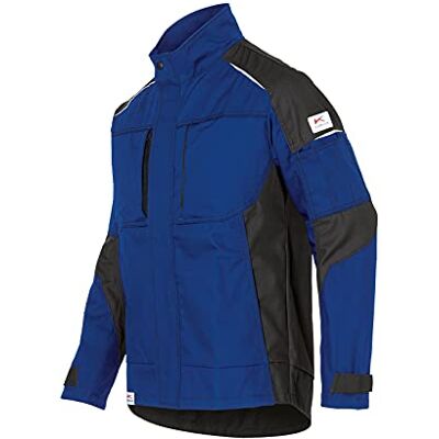 KÜBLER Workwear KÜBLER ACTIVIQ cotton+ kurtka robocza chabrowa/czarna KÜBLER Workwear KÜBLER ACTIVIQ cotton+ kurtka robocza chabrowa/czarna