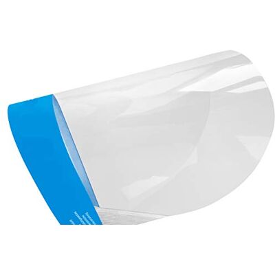 CRAZE Wizjer na twarz Face Shield wizjer z tworzywa sztucznego, elastyczna maska zapobiegająca odpryskom z powłoką zapobiegającą parowaniu, wyściełana 28308 CRAZE Wizjer na twarz Face Shield wizjer z tworzywa sztucznego, elastyczna maska zapobiegająca odpryskom z powłoką zapobiegającą parowaniu, wyściełana 28308