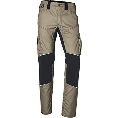 KÜBLER Workwear Kübler Activiq męskie spodnie robocze ze stretchem piaskowo-brązowy/czarny 46 KÜBLER Workwear Kübler Activiq męskie spodnie robocze ze stretchem piaskowo-brązowy/czarny 46