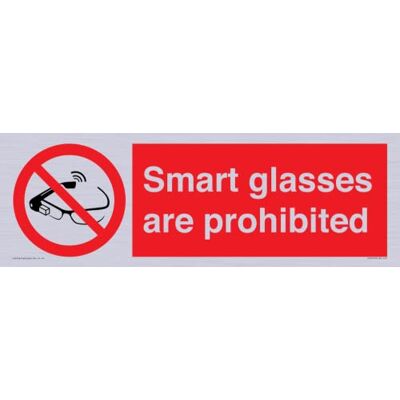 Viking Znak Smart Glasses are zabrania 450 x 150 mm L41 Viking Znak Smart Glasses are zabrania 450 x 150 mm L41