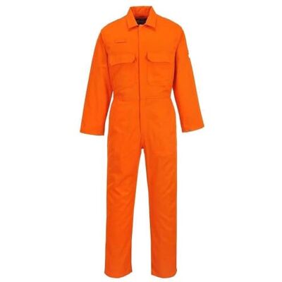 Portwest BIZ1 Bizweld Trudnopalny Kombinezon, Regularny, Rozmiar 3XL, Pomaranczowy Portwest BIZ1 Bizweld Trudnopalny Kombinezon, Regularny, Rozmiar 3XL, Pomaranczowy