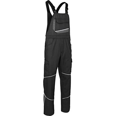 KÜBLER Workwear KÜBLER ICONIQ ogrodniczki robocze, czarne/antracytowe, rozmiar 26 KÜBLER Workwear KÜBLER ICONIQ ogrodniczki robocze, czarne/antracytowe, rozmiar 26