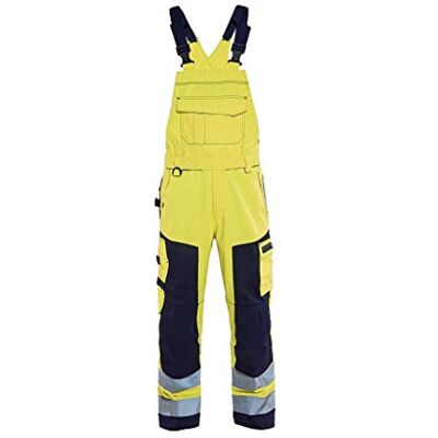 BLÅKLÄDER Blakläder 260815143389C52 spodnie ogrodniczki "Multinorm", rozmiar żółty/granatowy, C52 BLÅKLÄDER Blakläder 260815143389C52 spodnie ogrodniczki "Multinorm", rozmiar żółty/granatowy, C52
