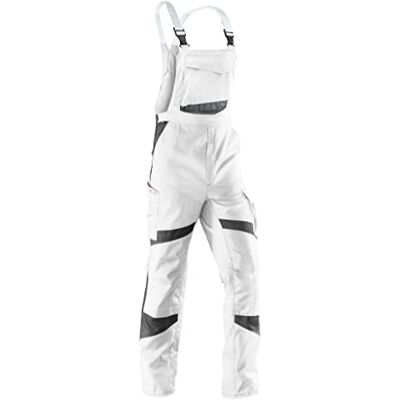 KÜBLER Workwear KÜBLER ACTIVIQ ogrodniczki robocze, białe/antracytowe, rozmiar 23 KÜBLER Workwear KÜBLER ACTIVIQ ogrodniczki robocze, białe/antracytowe, rozmiar 23