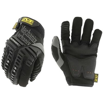 Mechanix Wear Mechanix Męskie M-pact M PACT Rękawice Średni Czarny, CZARNY SZARY, M UK Mechanix Wear Mechanix Męskie M-pact M PACT Rękawice Średni Czarny, CZARNY SZARY, M UK