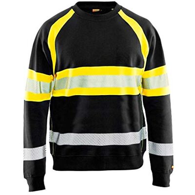 BLÅKLÄDER Blakläder Sweater "High-Vis", rozmiar 1 sztuka, XL, czarny/żółty, 335911589933XL BLÅKLÄDER Blakläder Sweater "High-Vis", rozmiar 1 sztuka, XL, czarny/żółty, 335911589933XL