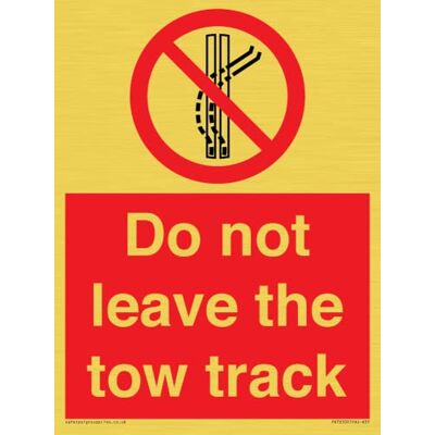 Viking 'Do not leave the hol' znak 150 x 200 mm A5P Viking 'Do not leave the hol' znak 150 x 200 mm A5P