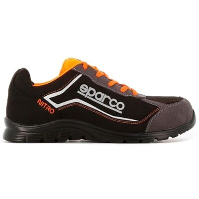 Sparco półbuty ochronne Nitro czarne pomarańczowe S3 SRC rozmiar 47 Sparco półbuty ochronne Nitro czarne pomarańczowe S3 SRC rozmiar 47