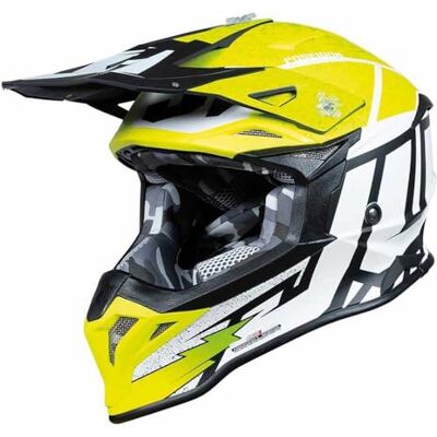 CJ1J39POSNGAFLBL JUST1 Kask J39 Poseidon Yellow-Black-White matowy 56-S CJ1J39POSNGAFLBL JUST1 Kask J39 Poseidon Yellow-Black-White matowy 56-S