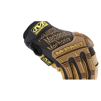 Mechanix Wear M-Pact® skórzane rękawiczki (XL, brązowe/czarne) Mechanix Wear M-Pact® skórzane rękawiczki (XL, brązowe/czarne)