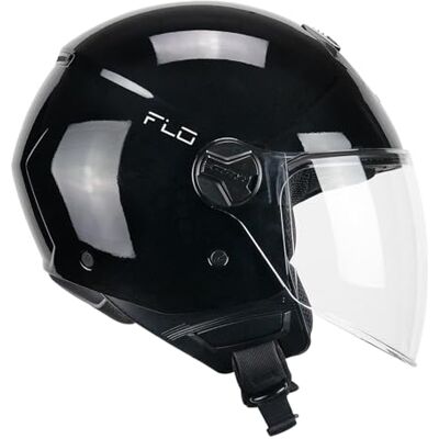 CGM-167A-ALA-83-D1 CGM Kask otwarty, 167A FLO MONO Czarny, długi czarny, L CGM-167A-ALA-83-D1 CGM Kask otwarty, 167A FLO MONO Czarny, długi czarny, L