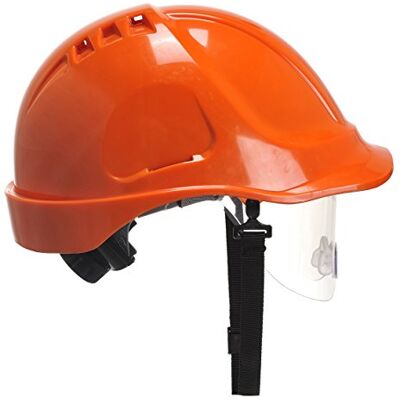 Portwest PW55 Helm Endurance z Wizjerka, Pomaranczowy Portwest PW55 Helm Endurance z Wizjerka, Pomaranczowy