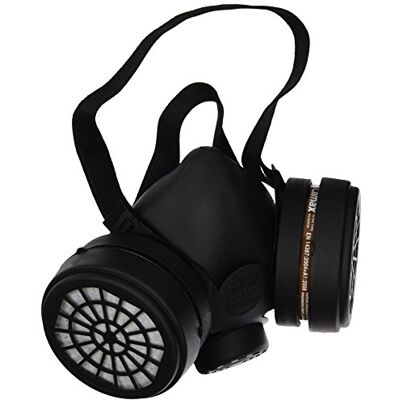 FERKO Safety Equipment AR-142/40F maska oddechowa z 2 filtrami A1, czarna FERKO Safety Equipment AR-142/40F maska oddechowa z 2 filtrami A1, czarna