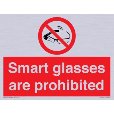 Viking Znak Smart Glasses are zabrania 200 x 150 mm A5L Viking Znak Smart Glasses are zabrania 200 x 150 mm A5L