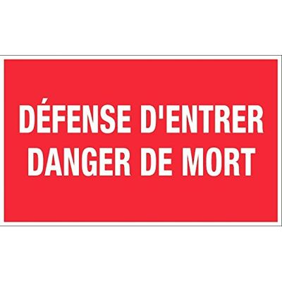 NOVAP – Panneau – niebezpieczeństwo wnikania Defense – twarda obudowa 330 x 200 mm NOVAP – Panneau – niebezpieczeństwo wnikania Defense – twarda obudowa 330 x 200 mm