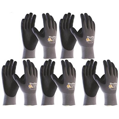 ATG Rękawice ochronne Maxiflex®Ultimate 34-874 rozmiar 8, czarne EN388, kategoria II zawartość: 5 par ATG Rękawice ochronne Maxiflex®Ultimate 34-874 rozmiar 8, czarne EN388, kategoria II zawartość: 5 par
