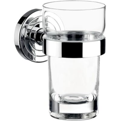 Emco 072000100 Uchwyt na szkło Polo szkło kryształowe przezroczyste Emco 072000100 Uchwyt na szkło Polo szkło kryształowe przezroczyste