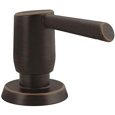 DELTA RP100736RB RP100736 Essa dozownik mydła montowany na blacie z metalową głowicą DELTA RP100736RB RP100736 Essa dozownik mydła montowany na blacie z metalową głowicą