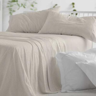 Blanco Pościel flanelowa 100% bawełna 105 piasek Blanco Pościel flanelowa 100% bawełna 105 piasek