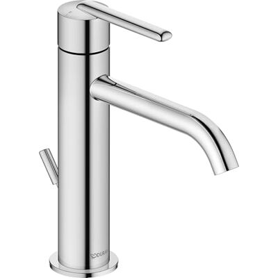 Duravit Balcoon bateria umywalkowa, rozmiar M (wysokość wylewki 138 mm), energooszczędna armatura umywalkowa (FreshStart), oszczędzający wodę kran łazienkowy (MinusFlow), z zestawem odpływowym z Duravit Balcoon bateria umywalkowa, rozmiar M (wysokość wylewki 138 mm), energooszczędna armatura umywalkowa (FreshStart), oszczędzający wodę kran łazienkowy (MinusFlow), z zestawem odpływowym z