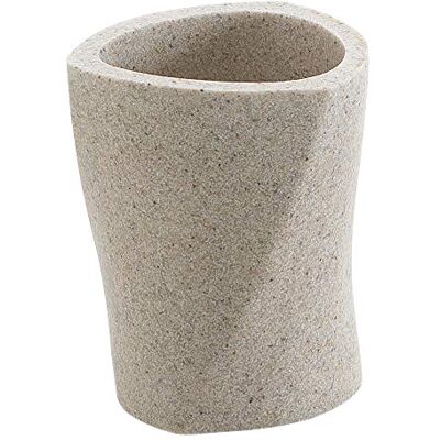 Gedy lb980300300 – kubek do mycia zębów g-libra beżowy Gedy lb980300300 – kubek do mycia zębów g-libra beżowy