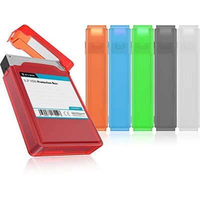 ICY BOX IB-AC602b-6 Festplatten Schutzbox für 3,5, 6 Farben ICY BOX IB-AC602b-6 Festplatten Schutzbox für 3,5, 6 Farben