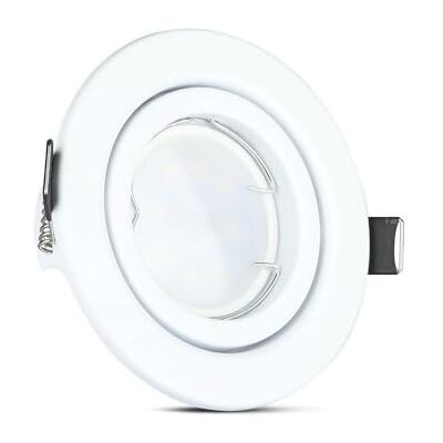 WatioWave Zestaw 3 x reflektor LED GU10 z białym korpusem, oświetlenie 4000 K, idealne do oświetlania pomieszczeń o neutralnym i nowoczesnym świetle, idealne do każdego pomieszczenia. WatioWave Zestaw 3 x reflektor LED GU10 z białym korpusem, oświetlenie 4000 K, idealne do oświetlania pomieszczeń o neutralnym i nowoczesnym świetle, idealne do każdego pomieszczenia.