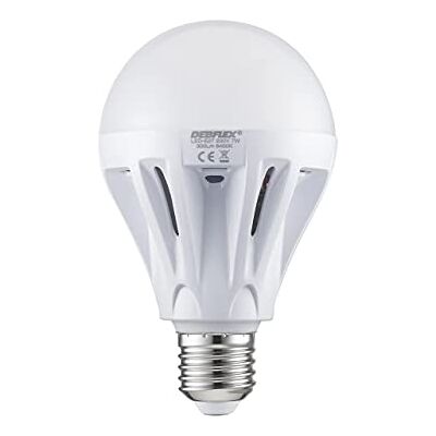 DEBFLEX 600034 antywapienna żarówka, E27, 7 W, 6400 kelwinów DEBFLEX 600034 antywapienna żarówka, E27, 7 W, 6400 kelwinów