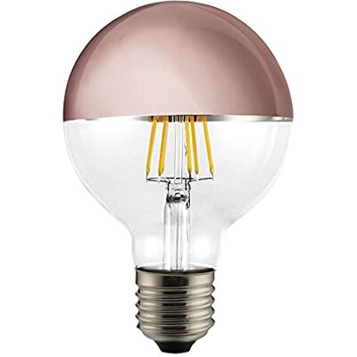 CristalRecord lampa LED, ciepła biel E27, 6 W, miedź, 125 x 180 mm CristalRecord lampa LED, ciepła biel E27, 6 W, miedź, 125 x 180 mm