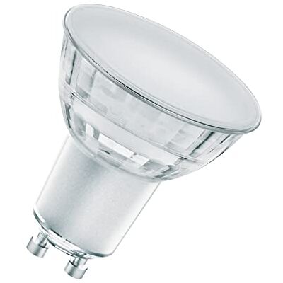 OSRAM Ściemniana lampa LED Superstar o szczególnie wysokim oddawaniu barw (CRI90) GU10, szkło przezroczyste, Zimna biel (4000K), 575 Lumen, zamiennik dla 46W, 1-pak OSRAM Ściemniana lampa LED Superstar o szczególnie wysokim oddawaniu barw (CRI90) GU10, szkło przezroczyste, Zimna biel (4000K), 575 Lumen, zamiennik dla 46W, 1-pak