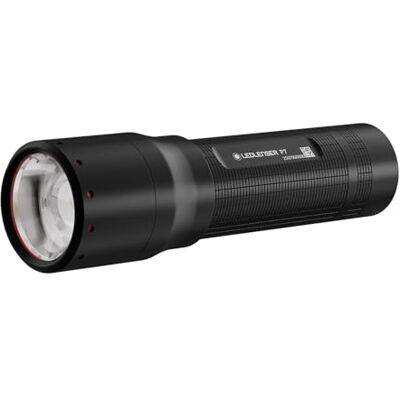 Ledlenser P7 latarka LED, 650 lumenów, 400 m ogniskowa, IP54, czas pracy 30 h, silne światło 175 g, 4 x baterie AAA, na kemping, wędrówki, spacer z psem, do warsztatu Ledlenser P7 latarka LED, 650 lumenów, 400 m ogniskowa, IP54, czas pracy 30 h, silne światło 175 g, 4 x baterie AAA, na kemping, wędrówki, spacer z psem, do warsztatu