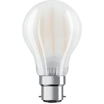 OSRAM LED Star Classic A100, żarówka LED z matowym włóknem w kształcie żarówki, trzonek B22d, chłodna biel (4000K), zamiennik konwencjonalnej żarówki 100W, opakowanie 1 szt. OSRAM LED Star Classic A100, żarówka LED z matowym włóknem w kształcie żarówki, trzonek B22d, chłodna biel (4000K), zamiennik konwencjonalnej żarówki 100W, opakowanie 1 szt.