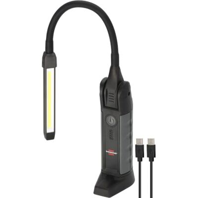 Brennenstuhl Professional akumulatorowa lampa ręczna LED HL 800 ACW, 800lm Lampa robocza z maks 15h pracy, magnes, wymienny akumulator, ładowanie bezprzewodowe, kabel USB C w zestawie Brennenstuhl Professional akumulatorowa lampa ręczna LED HL 800 ACW, 800lm Lampa robocza z maks 15h pracy, magnes, wymienny akumulator, ładowanie bezprzewodowe, kabel USB C w zestawie