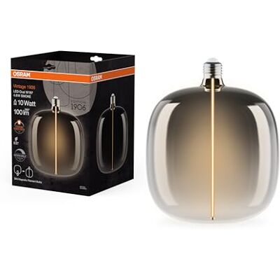 LEDVANCE LED-filamentowa żarówka E27 Oval DIM Dym - LED bulb LEDVANCE LED-filamentowa żarówka E27 Oval DIM Dym - LED bulb